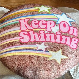 Keep On Shining Decorative Pillow